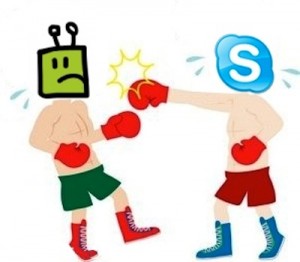 Skype and Fring fight