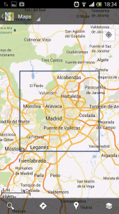 Cache de Madrid num Android