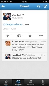 @DaCozinha e @designerferro no twitter
