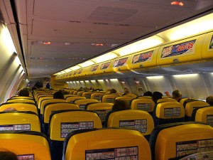 Cabine da Ryanair