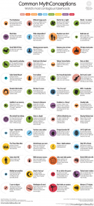 Common Mythconceptions: worlds most contagious falsehoods