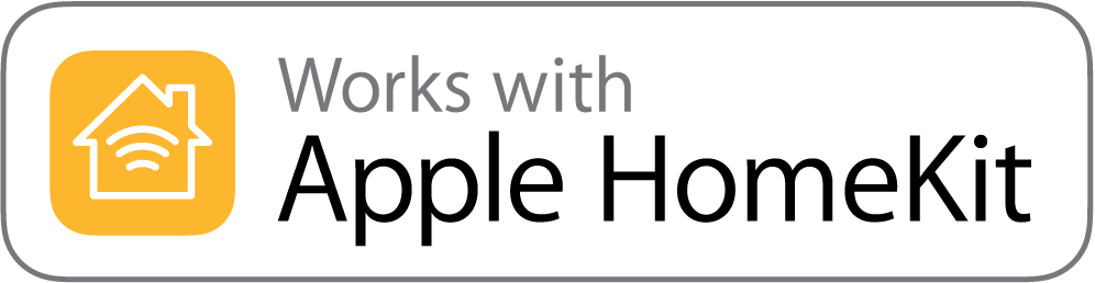 Works with apple HomeKit sticker