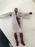 Jedi robe - Teste 1 no Iron Man